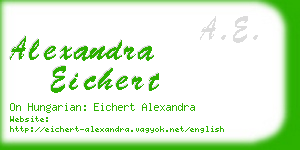 alexandra eichert business card